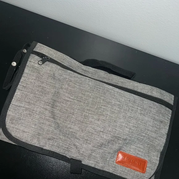 Gray Diaper Bag with Changing Mat included